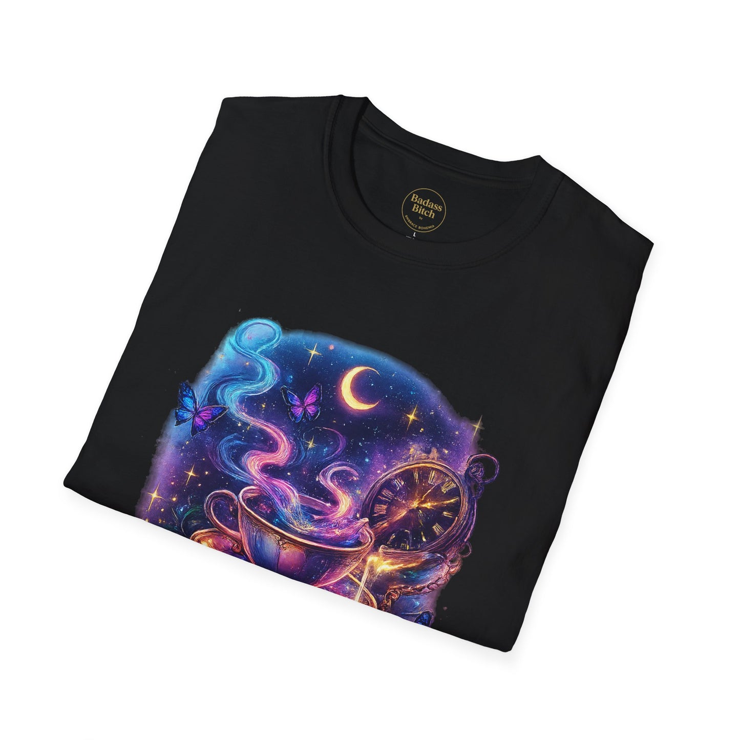 đ” âServing Tea & Existential Crisisâ Tee â Chaotic Wonderland Edition