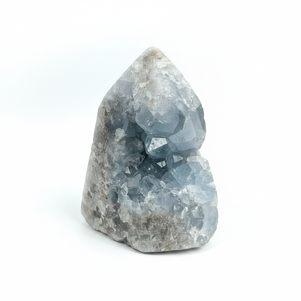 Celestite Geode Tower | 520g-Embrace Bohemia 2