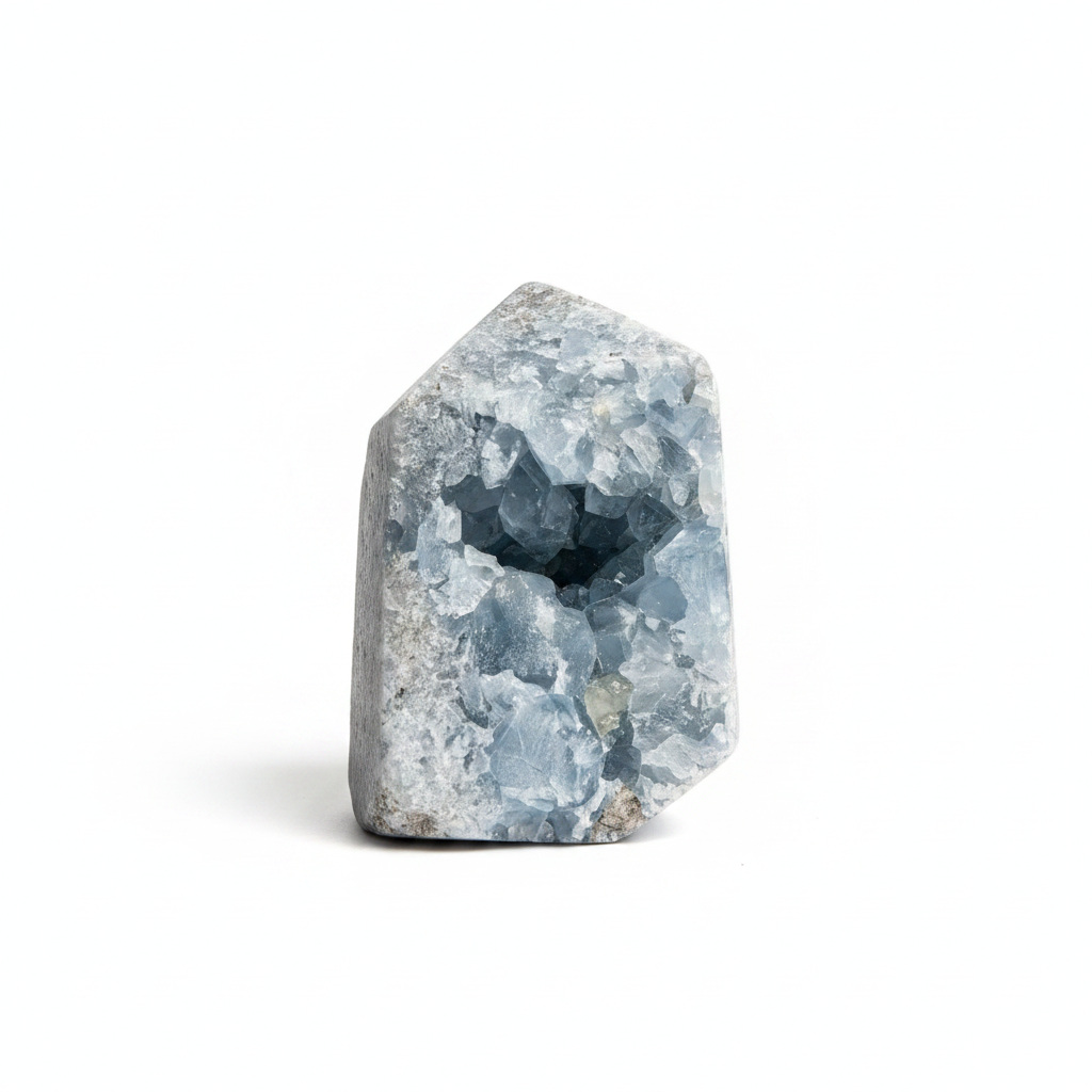 Celestite Geode Tower | 729g-Embrace Bohemia 1