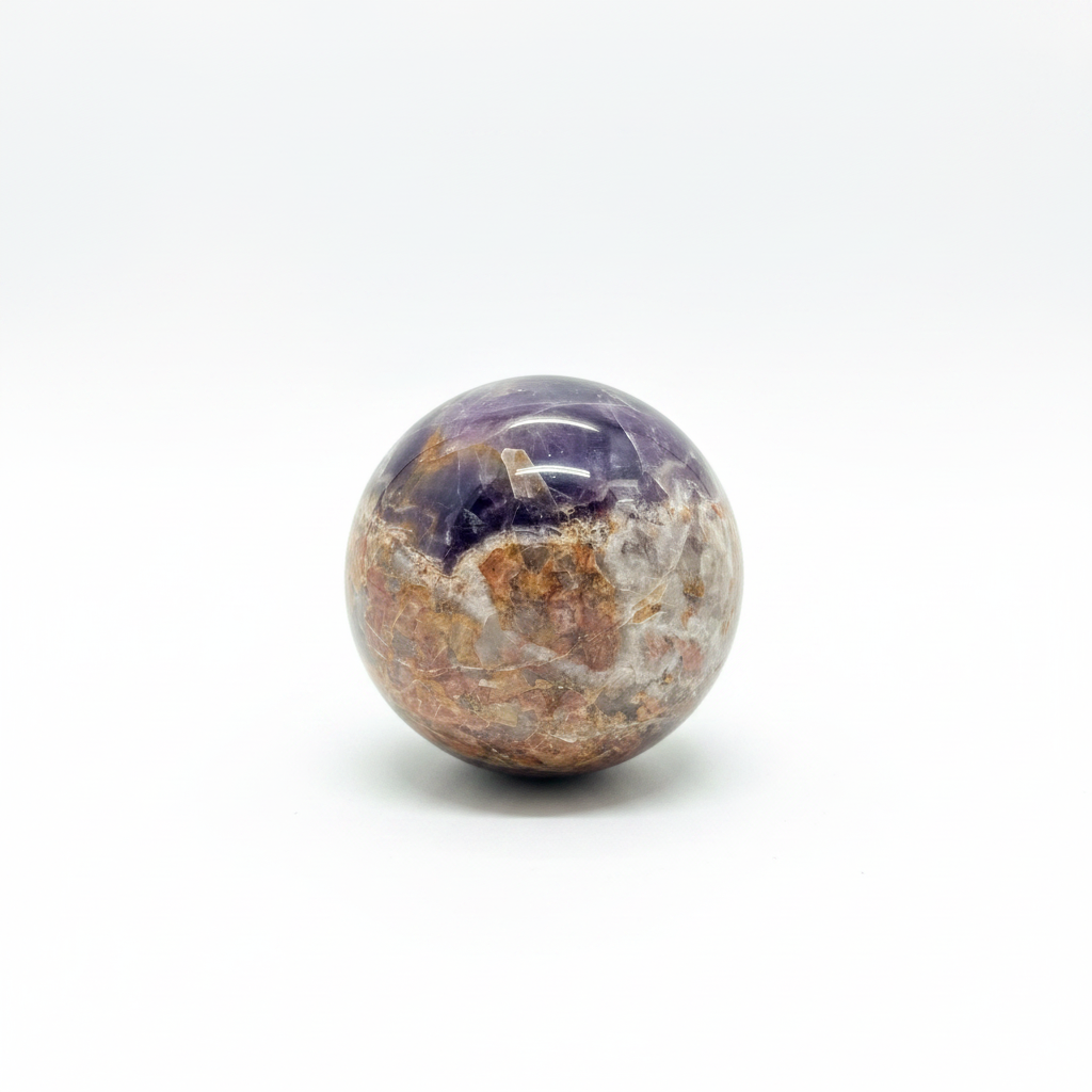 Chevron Amethyst Sphere 274g-Embrace Bohemia 1