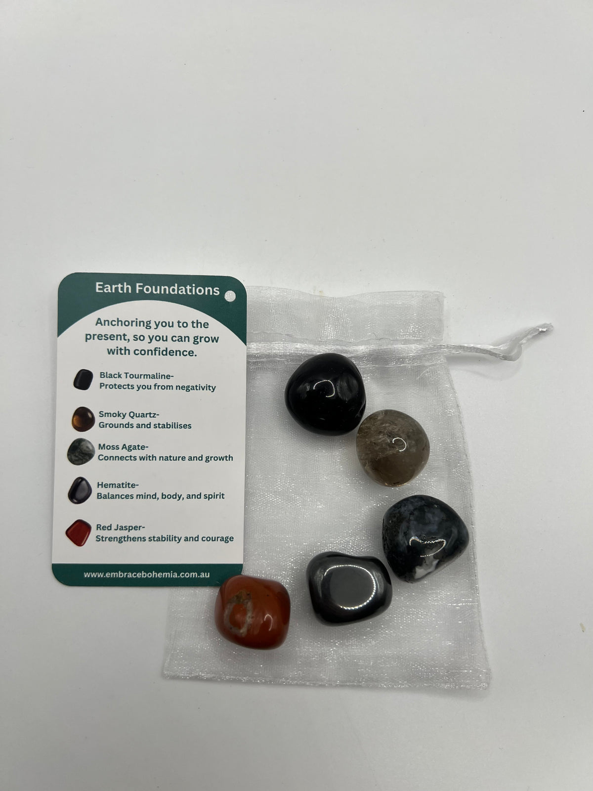 Earth Foundations Crystal Intention Set