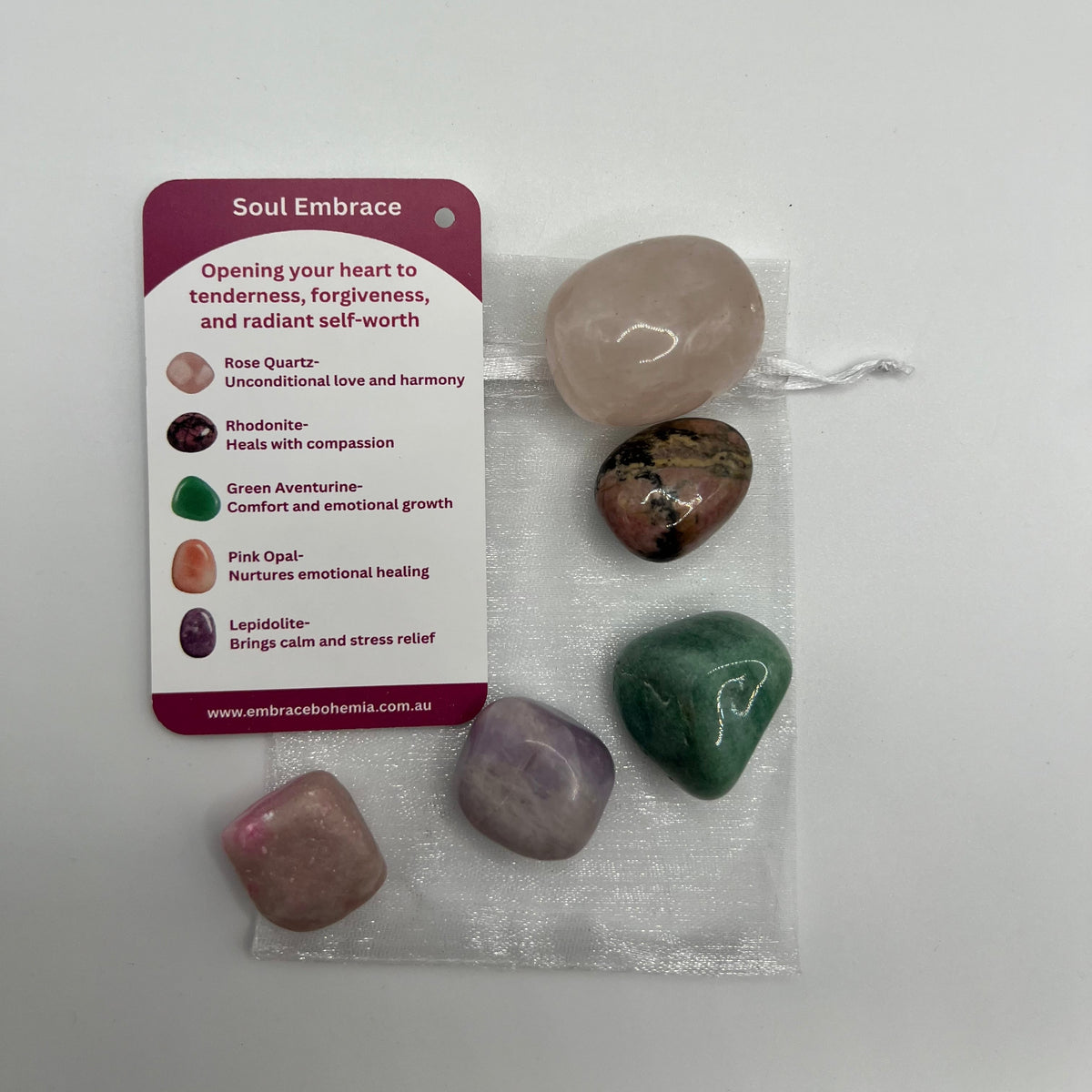 Soul Embrace Crystal Intention Set