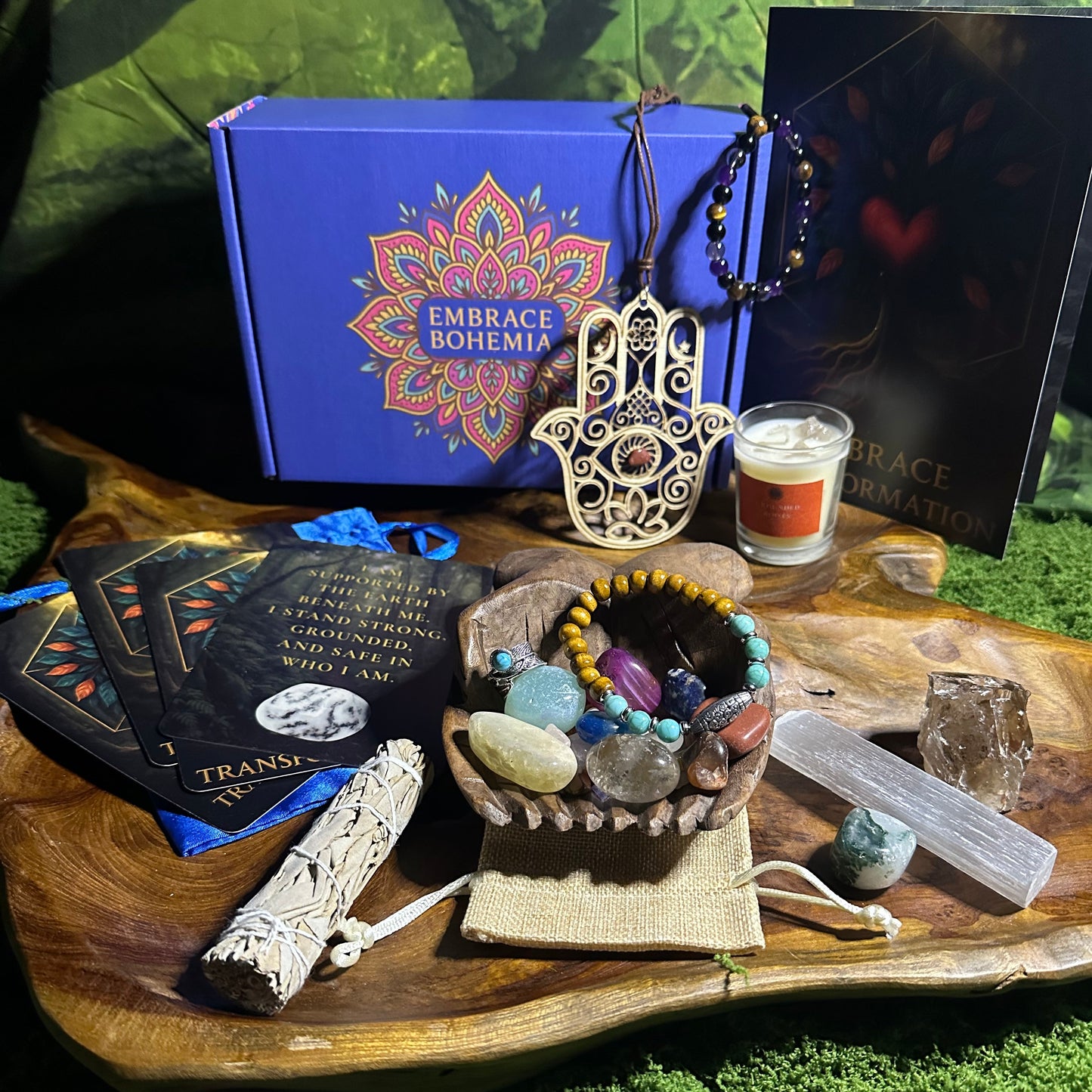 Embrace Bohemia-Embrace Transformation Box 1 Contents