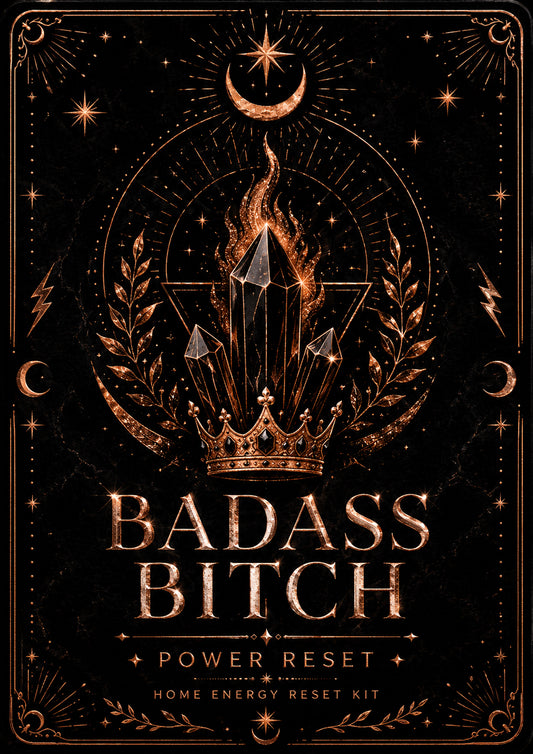 Home Energy Reset Kit - Badass Bitch Edition Card-Embrace Bohemia