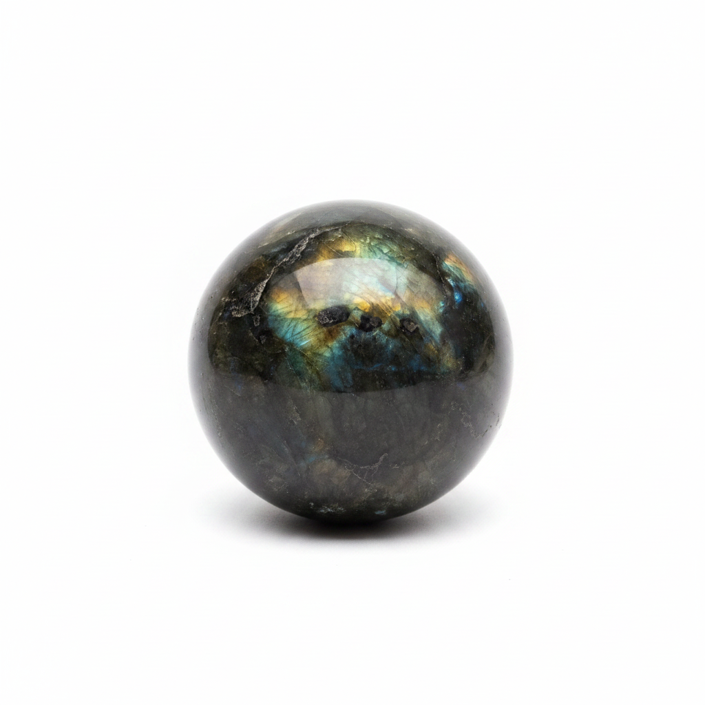 Labradorite Sphere 442g-Embrace Bohemia 1
