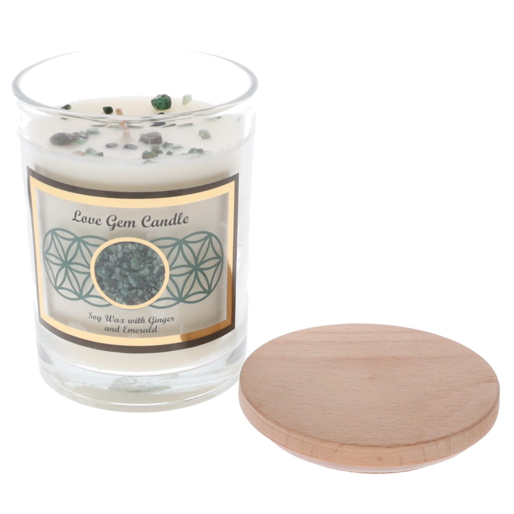Love Emerald Soy Glass Jar Candle