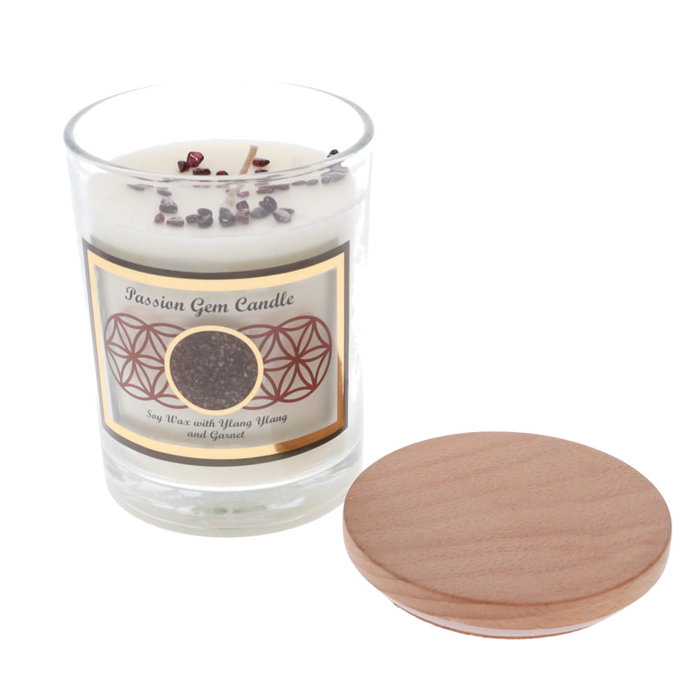 Passion Garnet Soy Glass Jar Candle