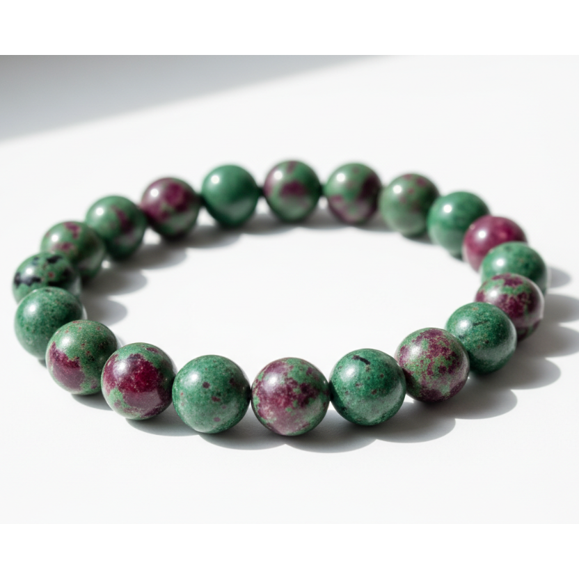 💚 Ruby in Zoisite – Passionate Vitality Bracelet