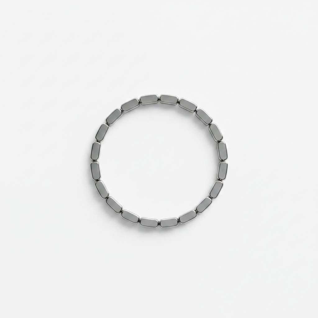 The Shadow Stone – Natural Hematite Grounding Bracelet-Embrace Bohemia 1