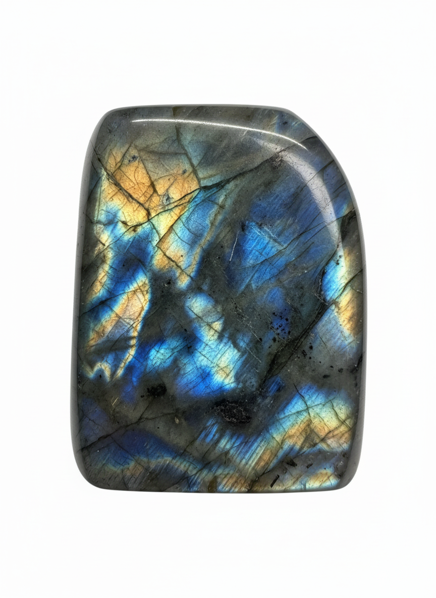 Labradorite Freeform 233g - Blue & Gold Flash