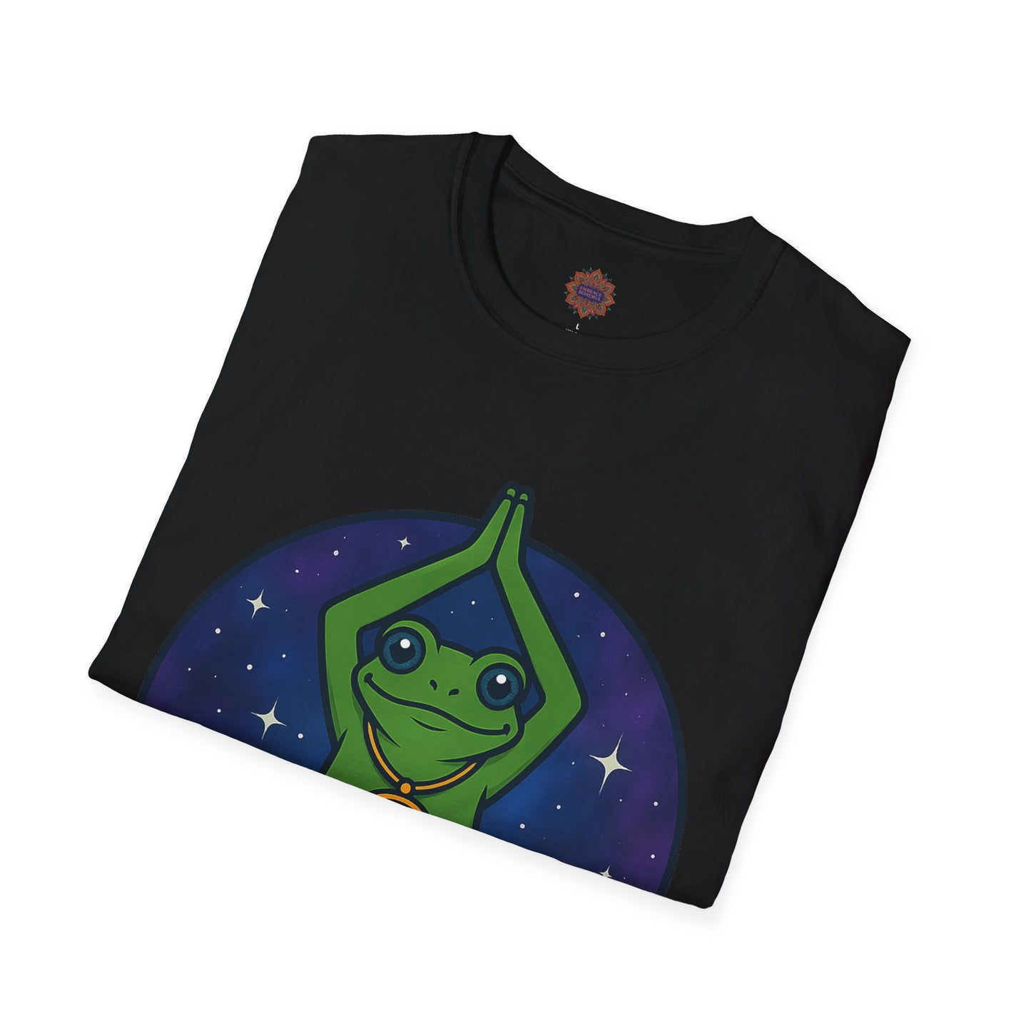 🧘‍♂️ Zen Balance Frog Unisex Tee – Cosmic Flow Edition
