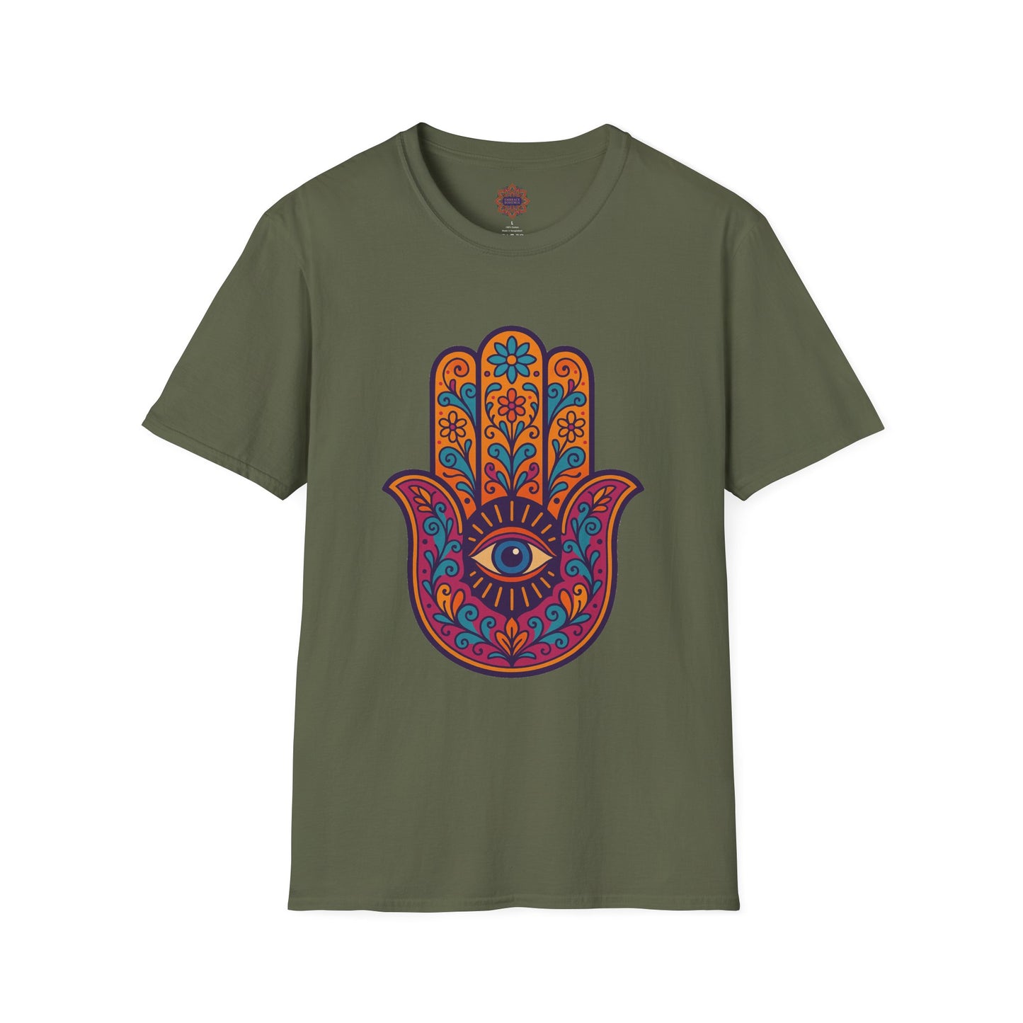 🪬 Hamsa Harmony Unisex Tee – Protection & Peace Edition
