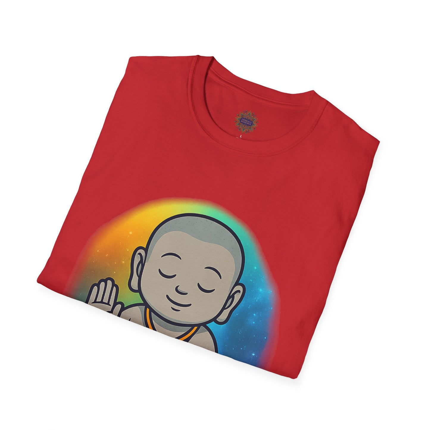 🕉️ Peaceful Monk Unisex Tee – Aura of Calm Edition