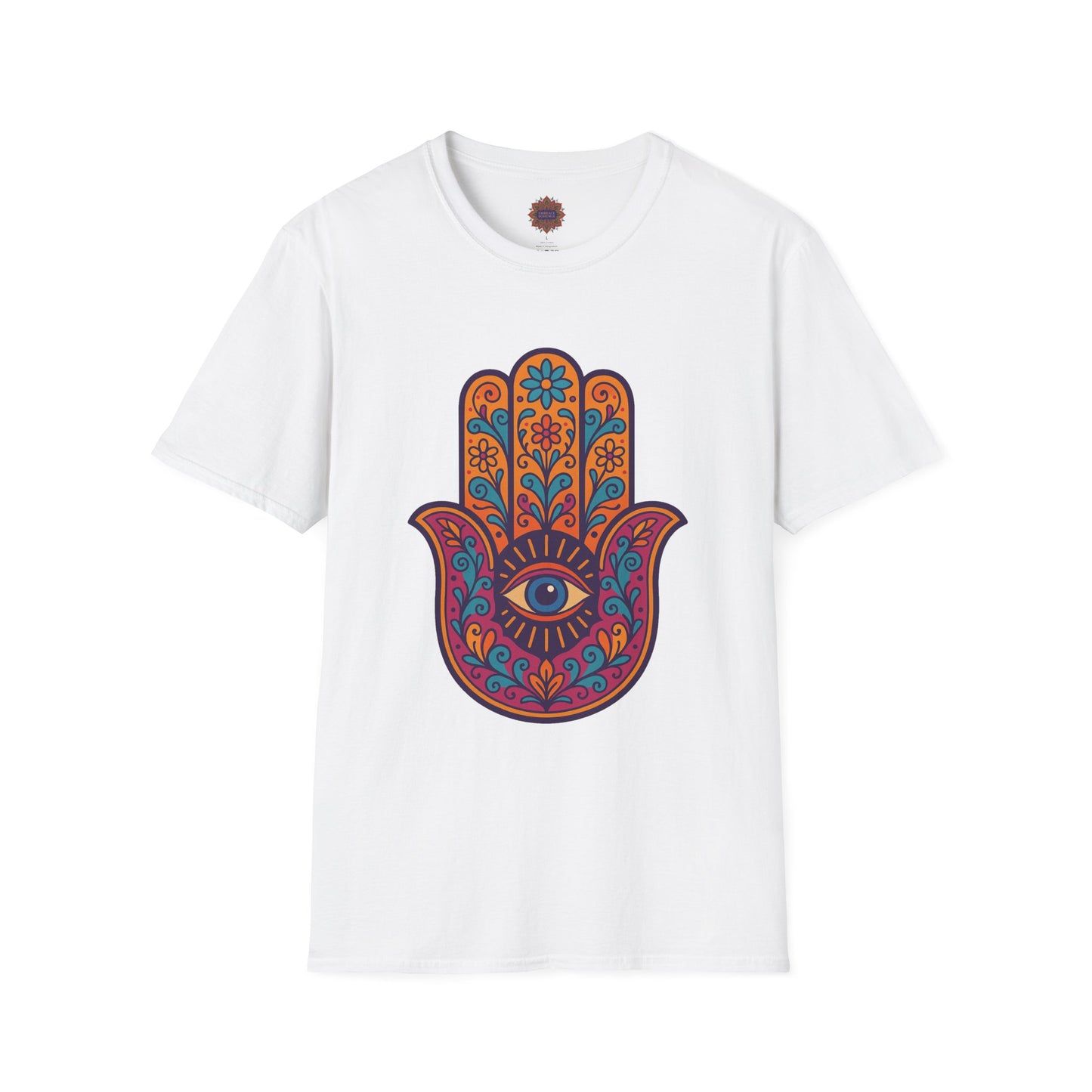 🪬 Hamsa Harmony Unisex Tee – Protection & Peace Edition