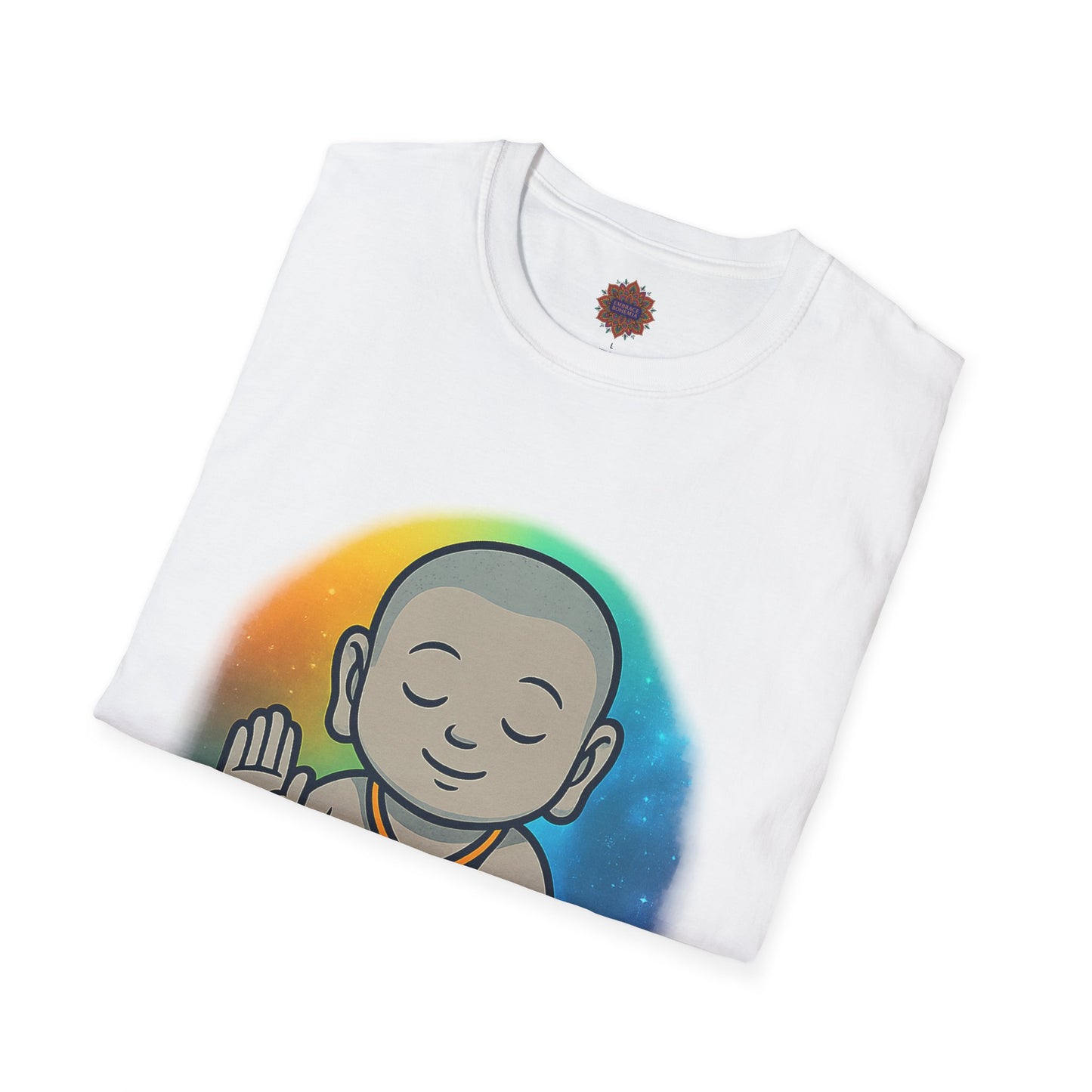 🕉️ Peaceful Monk Unisex Tee – Aura of Calm Edition