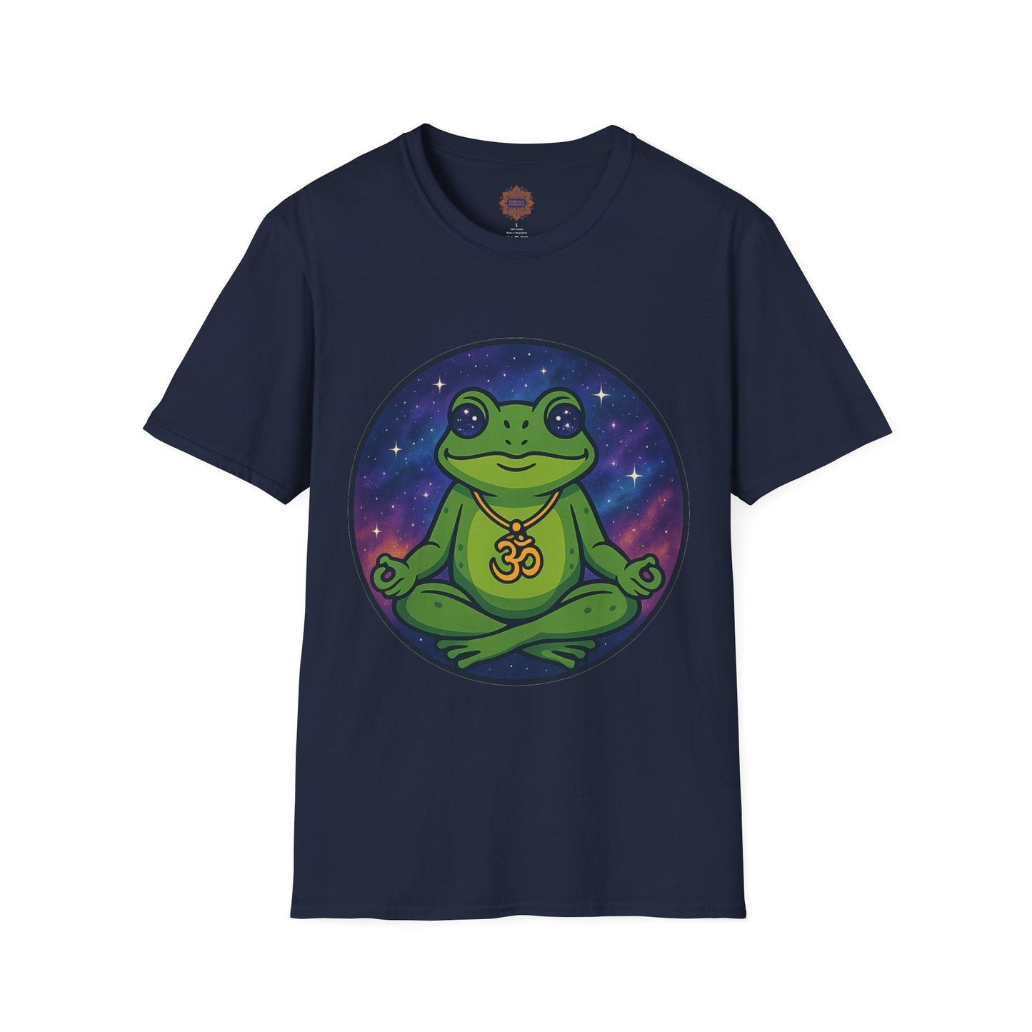 🧘‍♂️Enlightened Frog Unisex Tee – Cosmic Serenity Edition