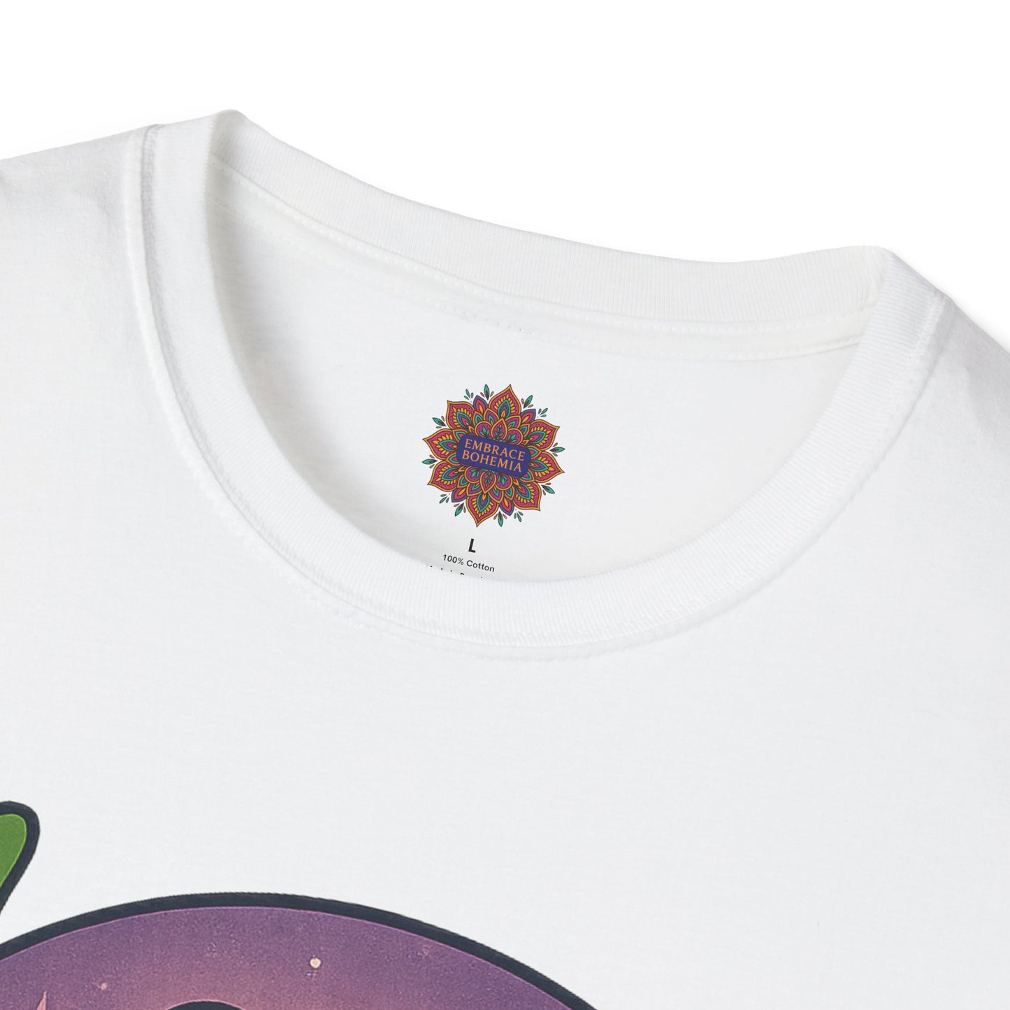 💜 Amethyst Lotus Frog Unisex Tee – Vibration of Peace Edition