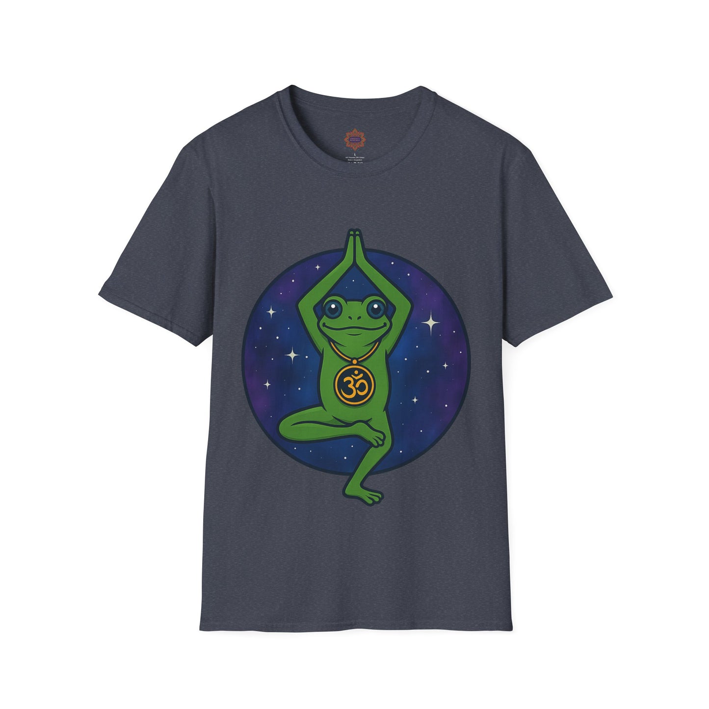 🧘‍♂️ Zen Balance Frog Unisex Tee – Cosmic Flow Edition