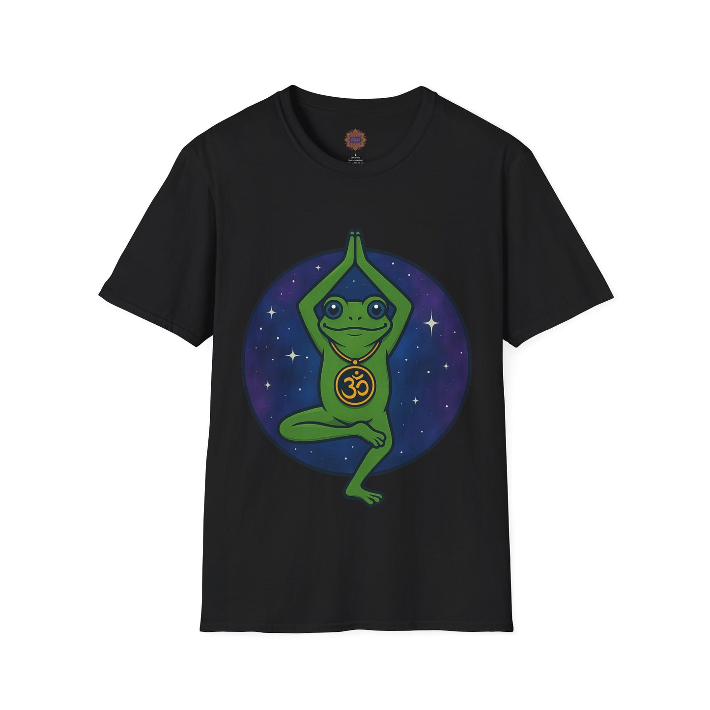🧘‍♂️ Zen Balance Frog Unisex Tee – Cosmic Flow Edition