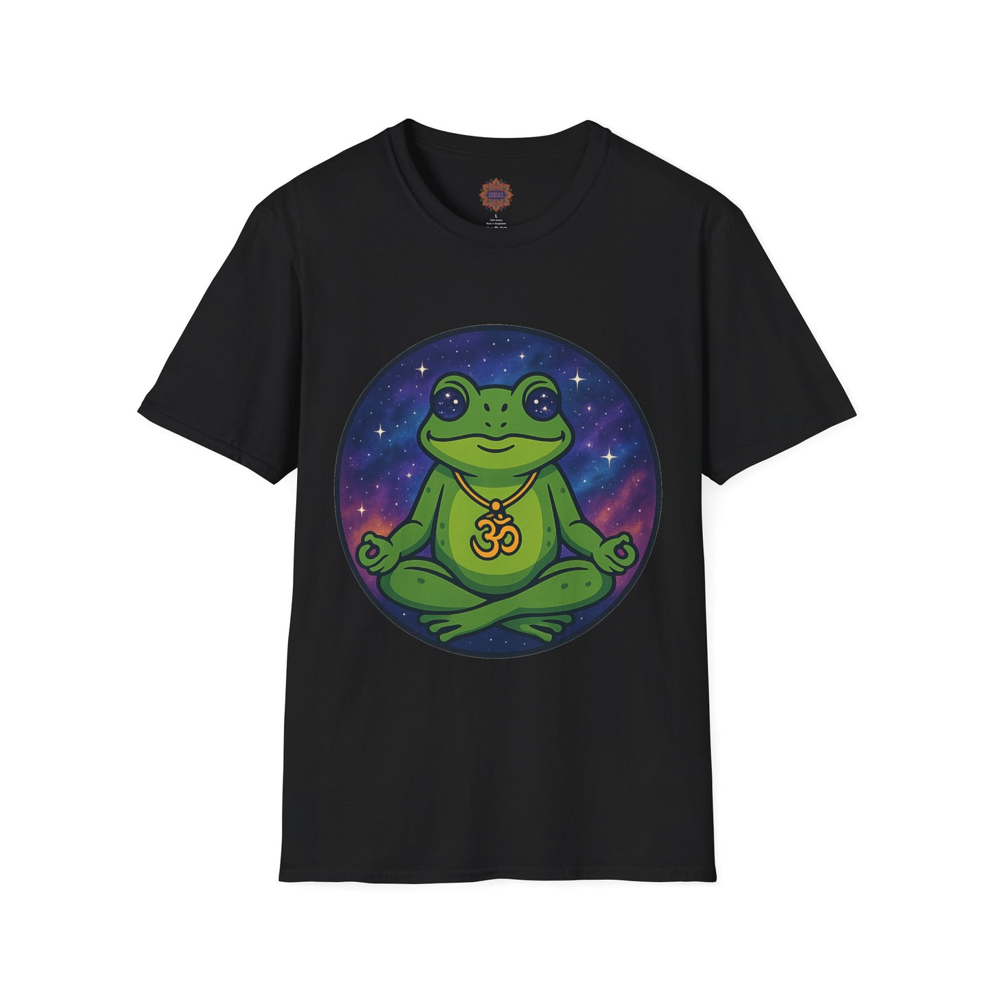 🧘‍♂️Enlightened Frog Unisex Tee – Cosmic Serenity Edition