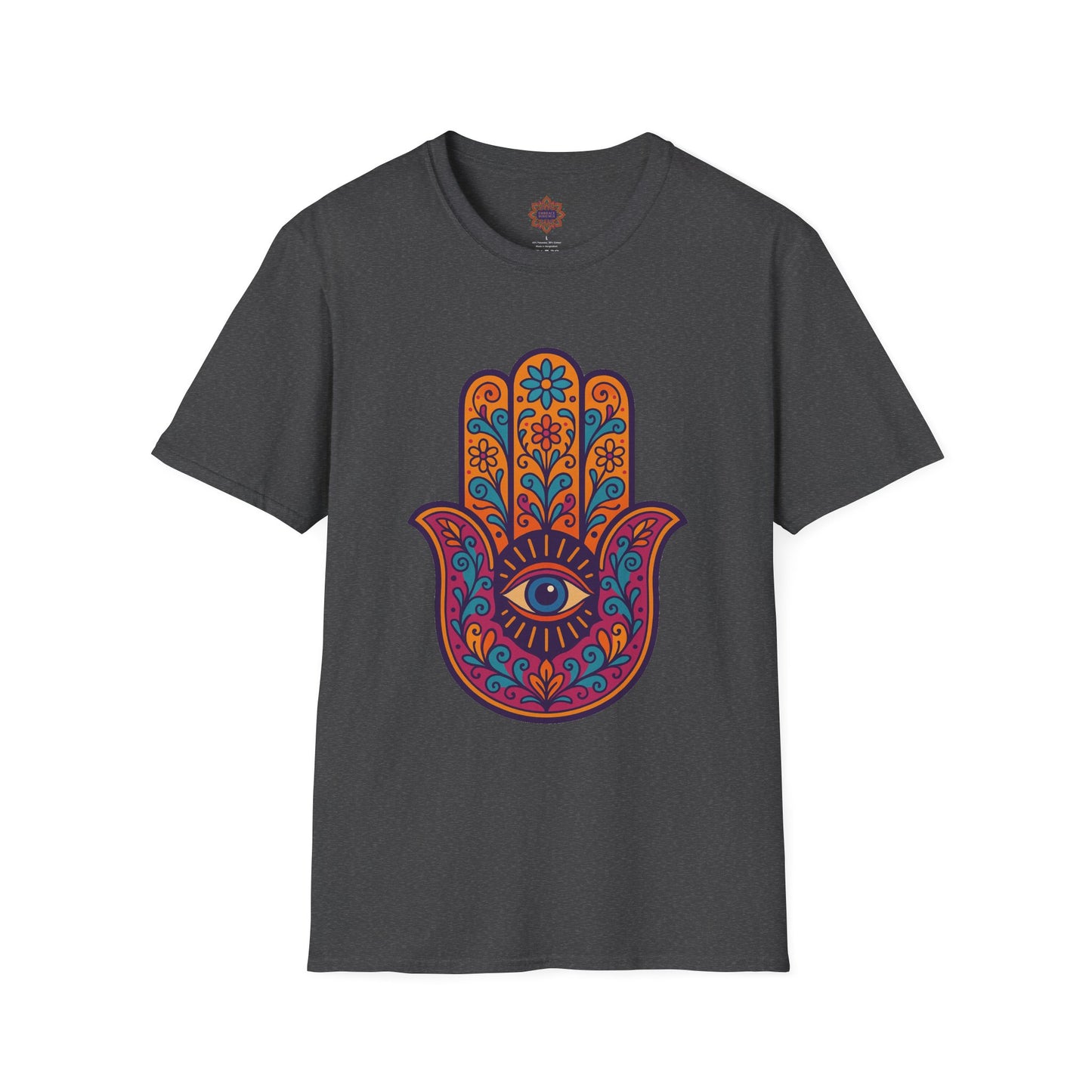 🪬 Hamsa Harmony Unisex Tee – Protection & Peace Edition