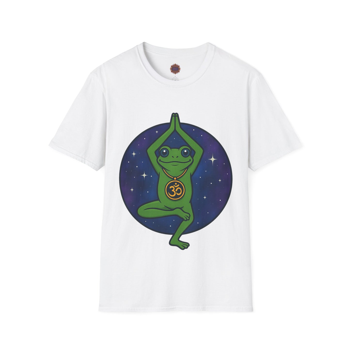 🧘‍♂️ Zen Balance Frog Unisex Tee – Cosmic Flow Edition