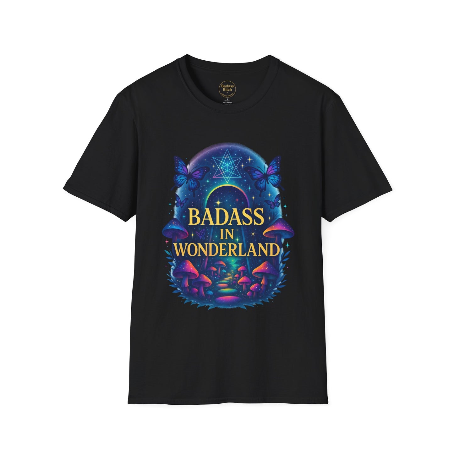 Badass in Wonderland Unisex Tee – (Black)