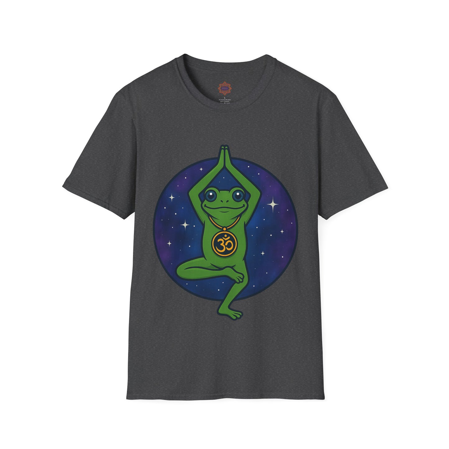 🧘‍♂️ Zen Balance Frog Unisex Tee – Cosmic Flow Edition