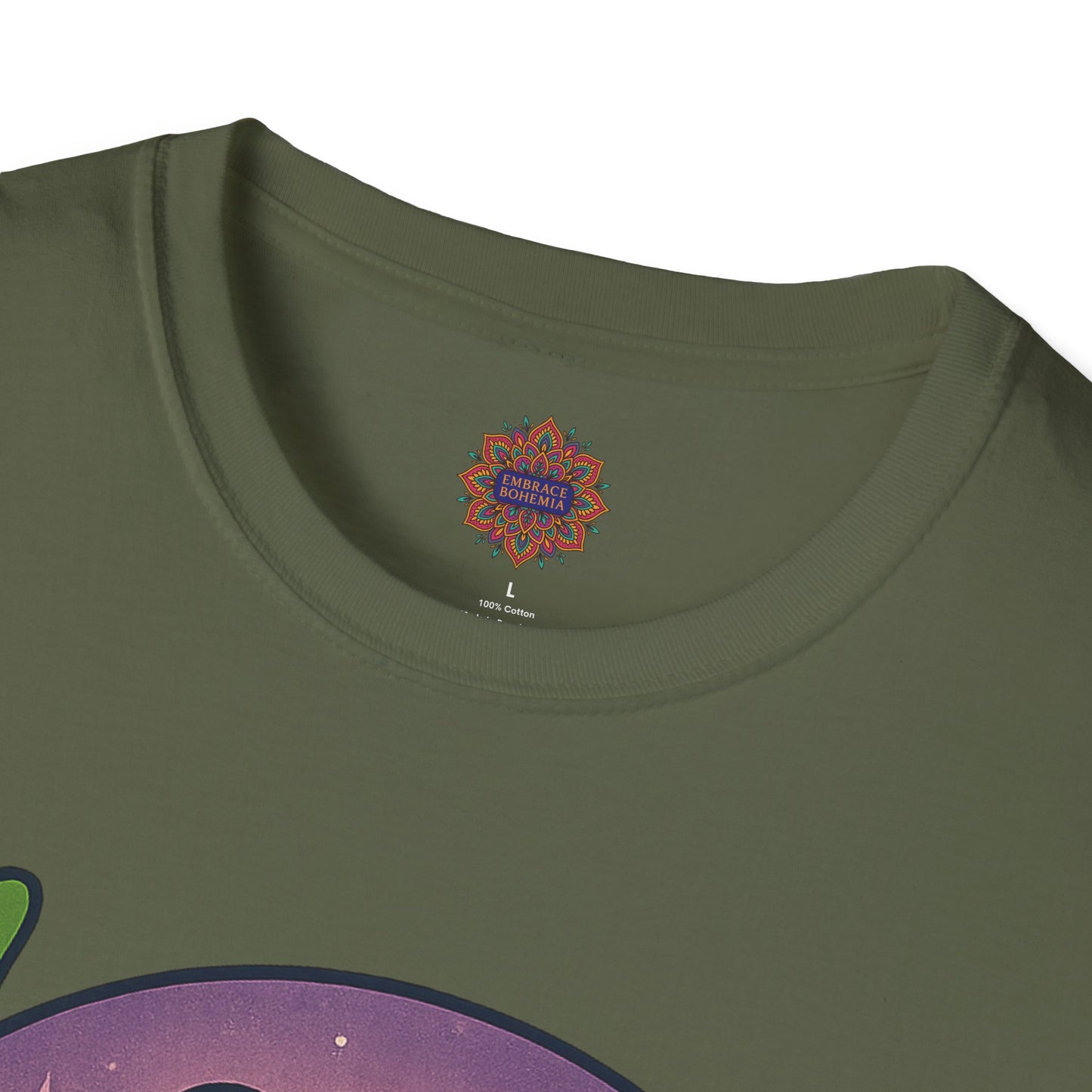 💜 Amethyst Lotus Frog Unisex Tee – Vibration of Peace Edition