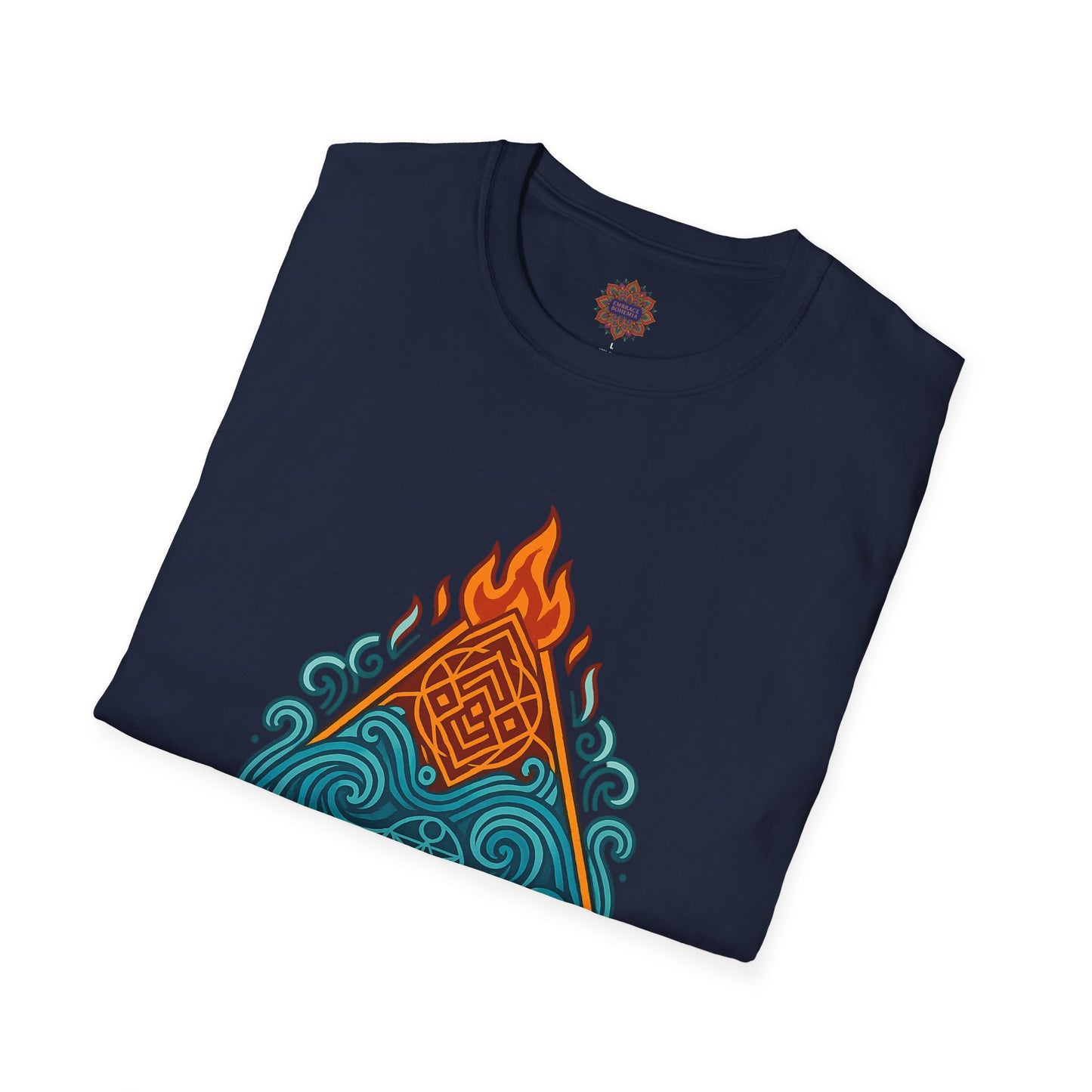 🔥🌊 Elemental Balance Unisex Tee – Fire & Flow Edition