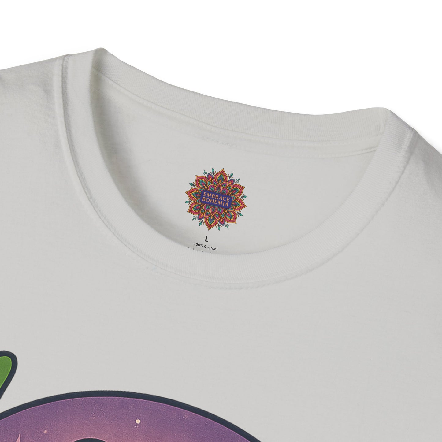 💜 Amethyst Lotus Frog Unisex Tee – Vibration of Peace Edition