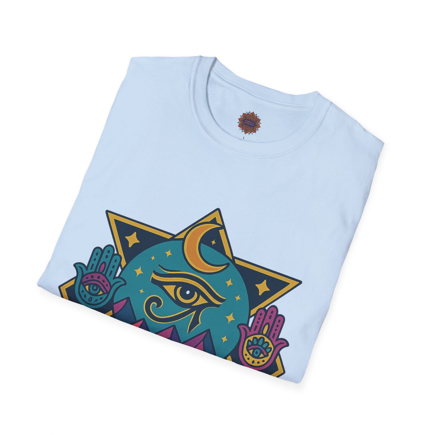 🌙 Sacred Geometry Lotus Unisex Tee – Divine Alignment Edition