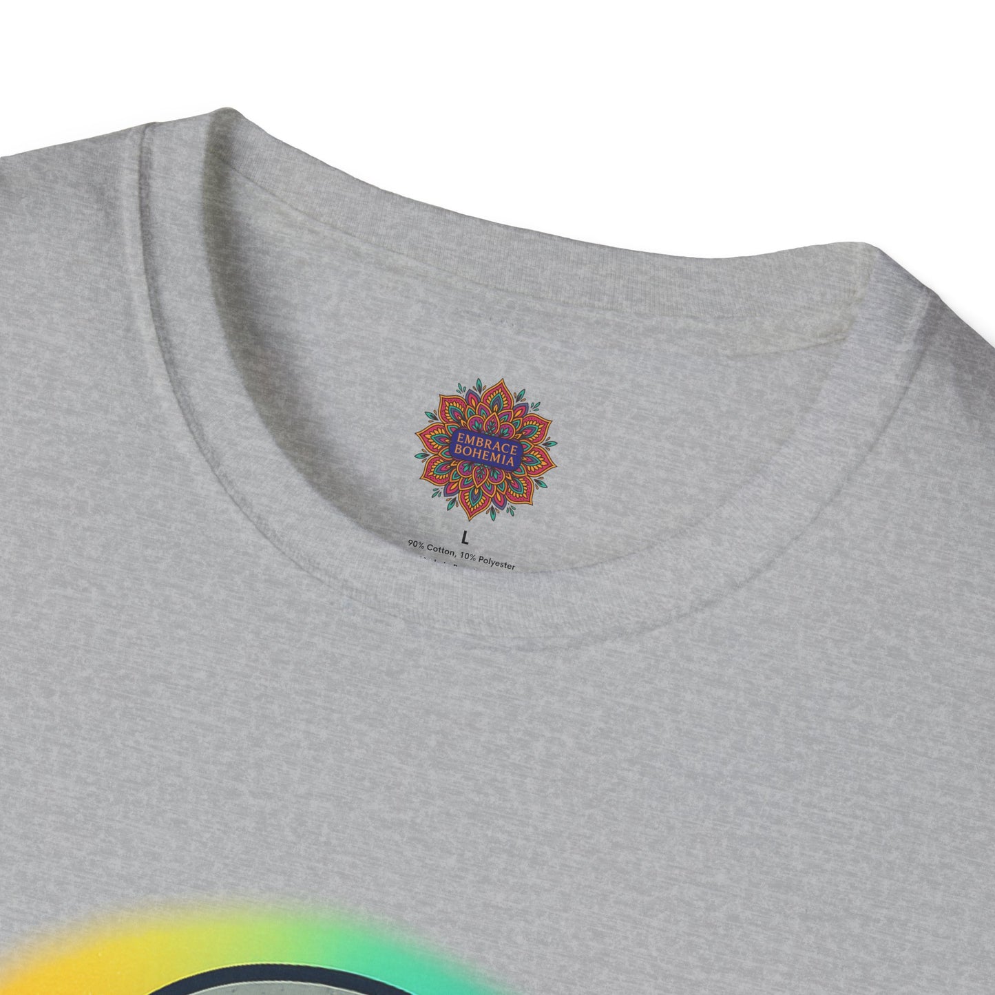 🕉️ Peaceful Monk Unisex Tee – Aura of Calm Edition