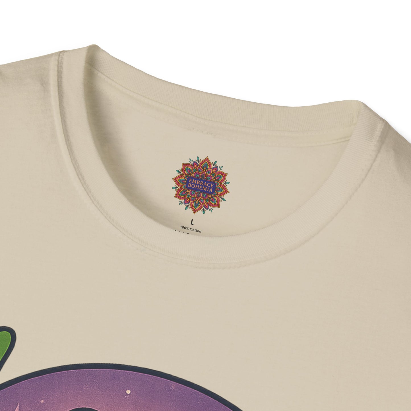 💜 Amethyst Lotus Frog Unisex Tee – Vibration of Peace Edition