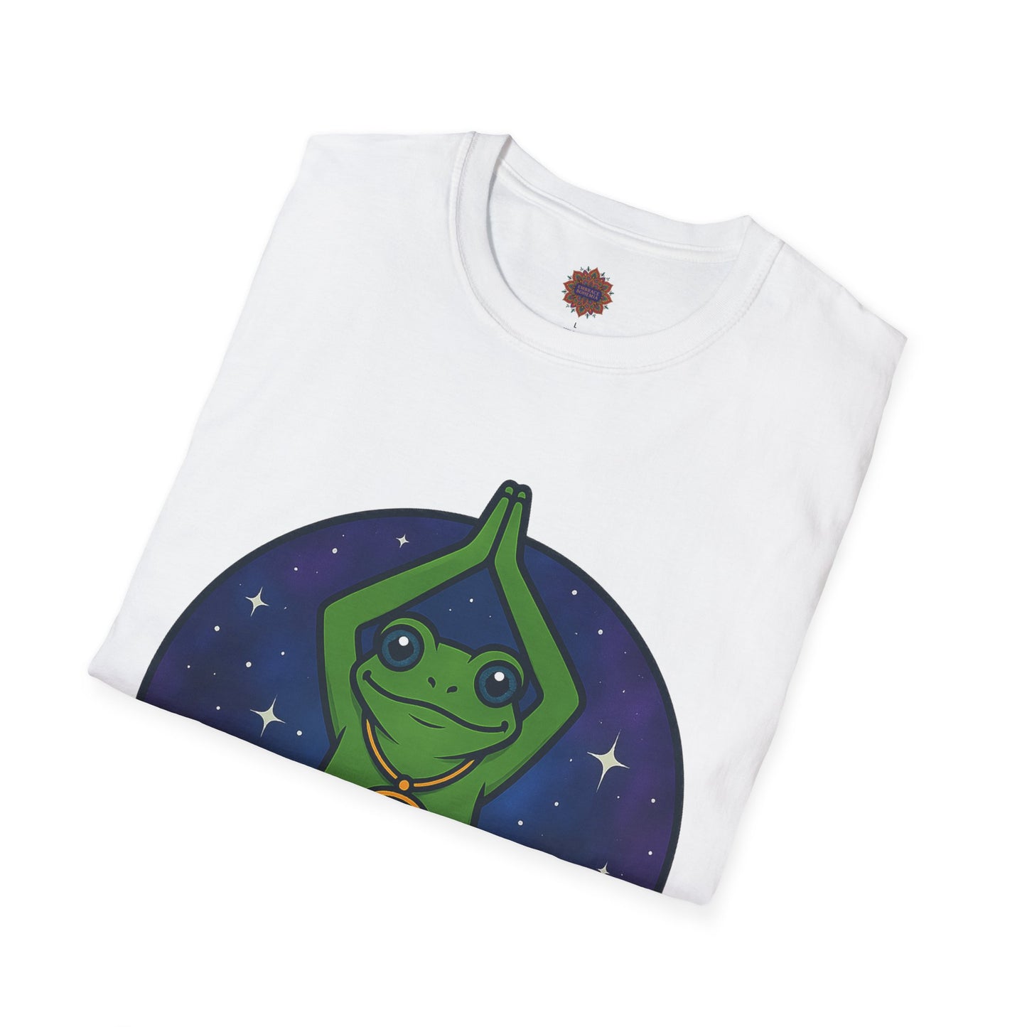 🧘‍♂️ Zen Balance Frog Unisex Tee – Cosmic Flow Edition
