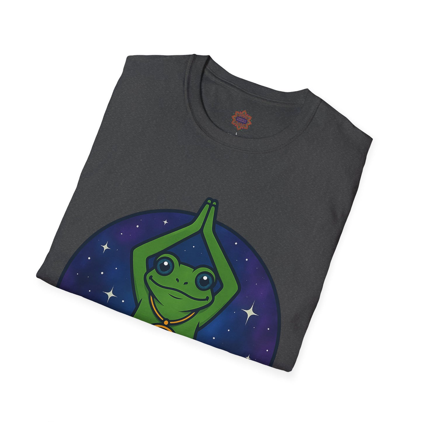 🧘‍♂️ Zen Balance Frog Unisex Tee – Cosmic Flow Edition