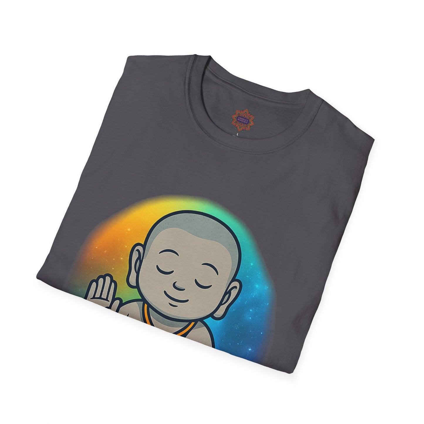 🕉️ Peaceful Monk Unisex Tee – Aura of Calm Edition