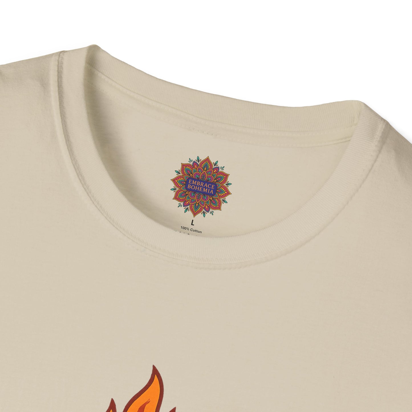 🔥🌊 Elemental Balance Unisex Tee – Fire & Flow Edition