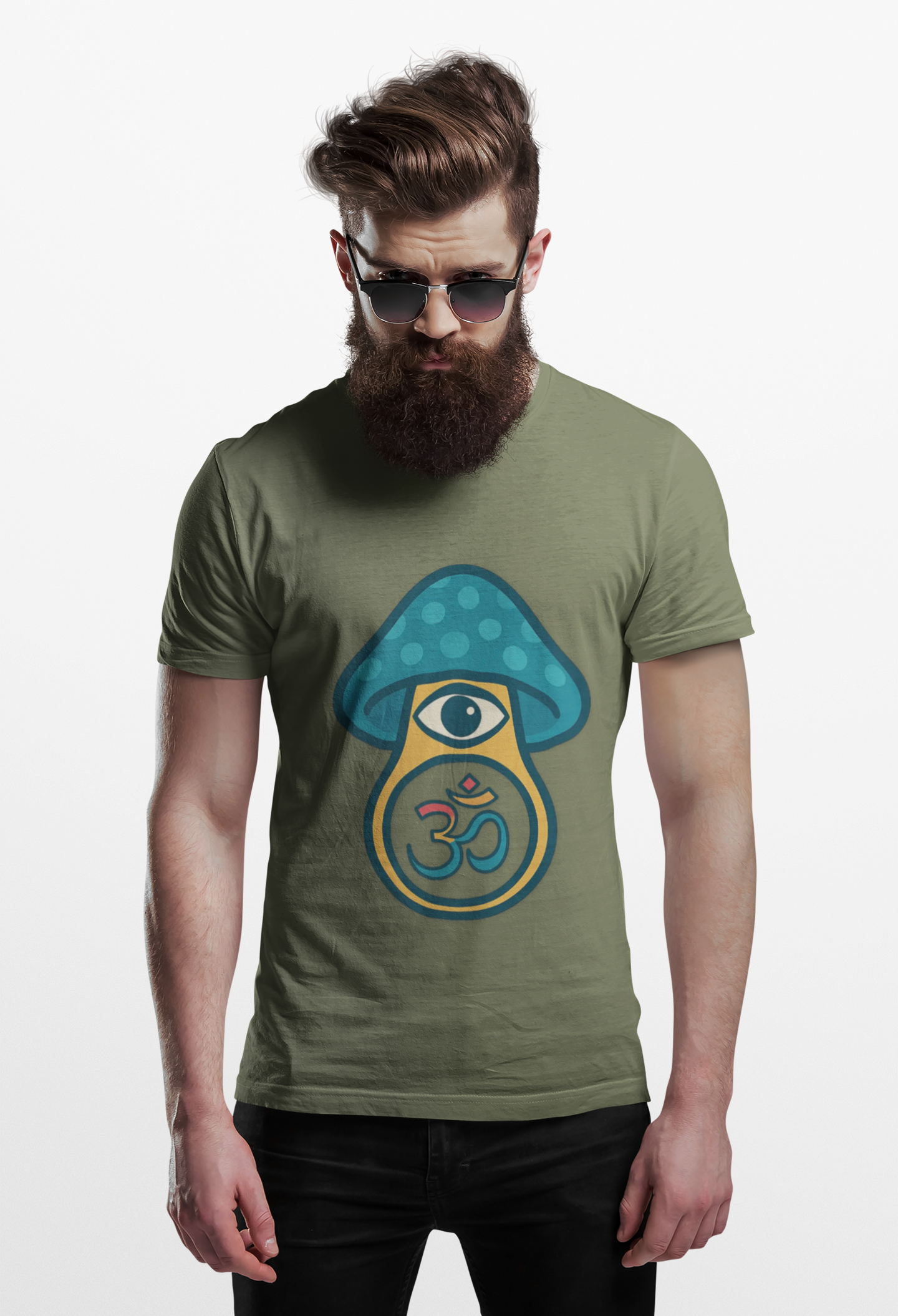 🍄Sacred Awakening Unisex Tee- Third Eye Mycelium Edition