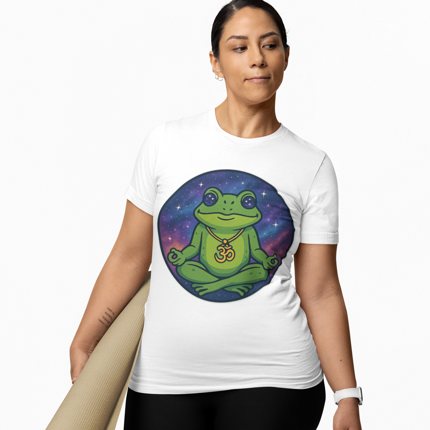 🧘‍♂️Enlightened Frog Unisex Tee – Cosmic Serenity Edition
