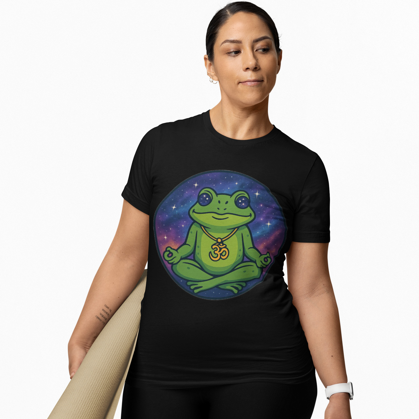 🧘‍♂️Enlightened Frog Unisex Tee – Cosmic Serenity Edition
