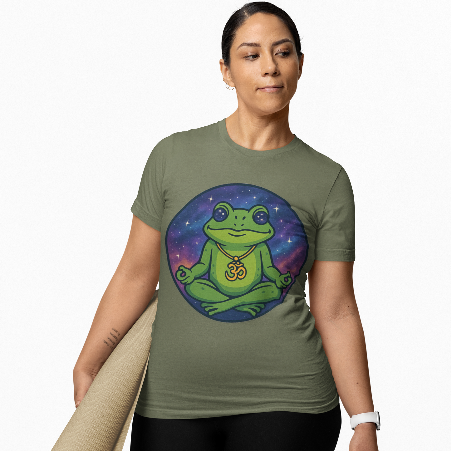🧘‍♂️Enlightened Frog Unisex Tee – Cosmic Serenity Edition