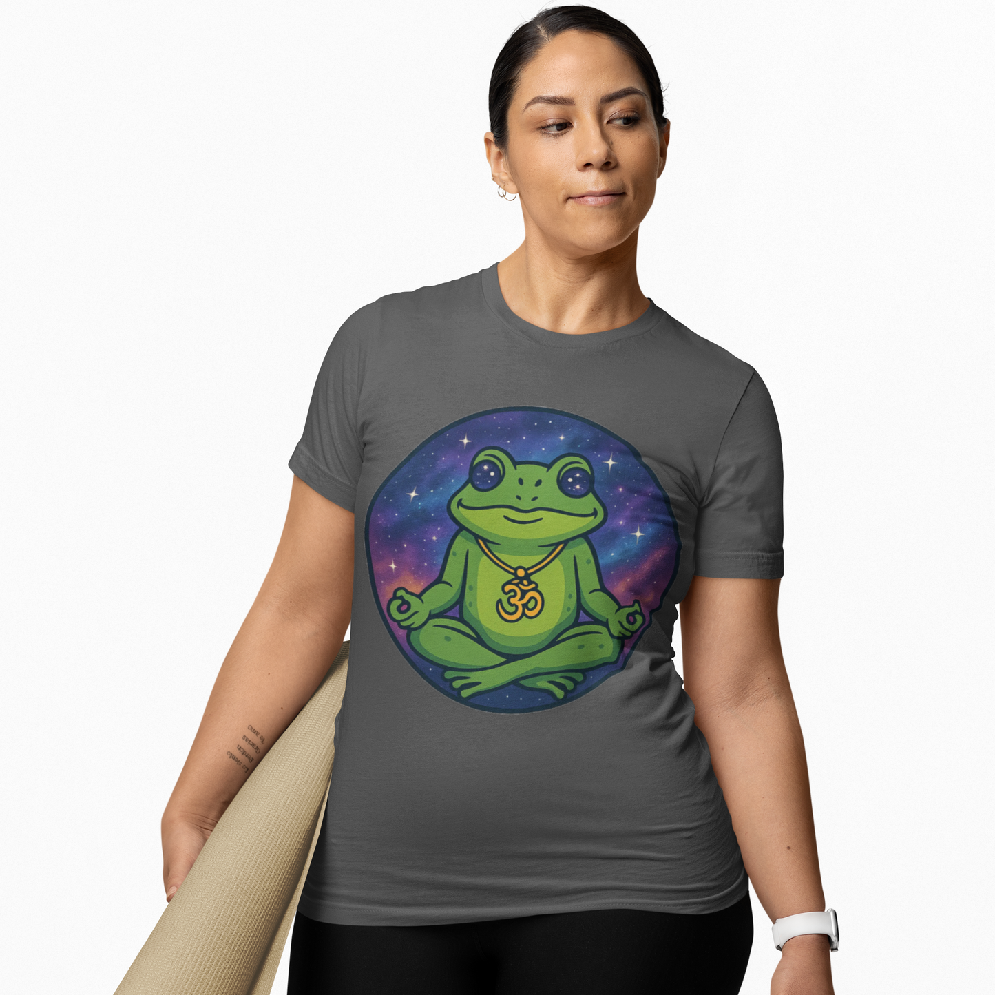 🧘‍♂️Enlightened Frog Unisex Tee – Cosmic Serenity Edition