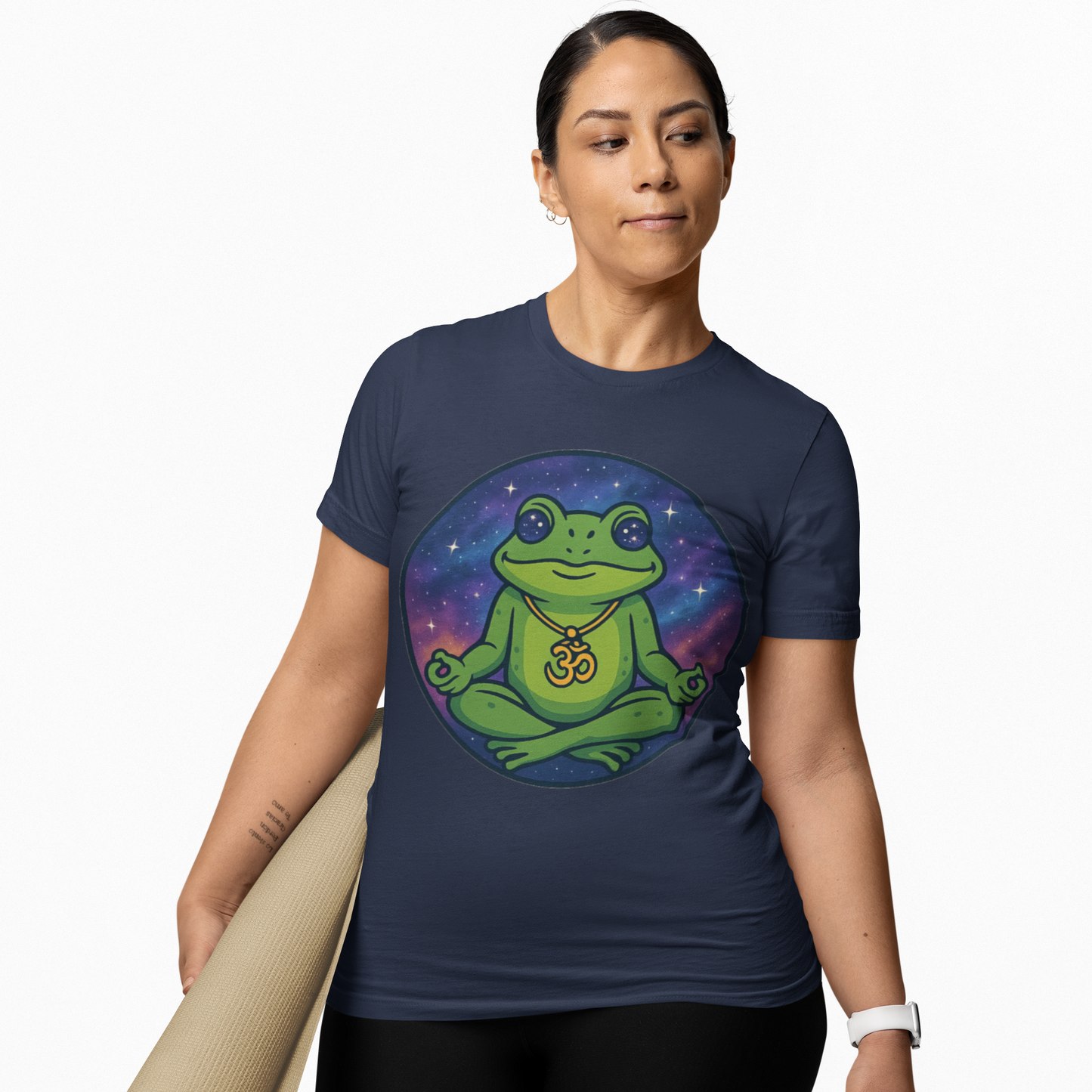 🧘‍♂️Enlightened Frog Unisex Tee – Cosmic Serenity Edition