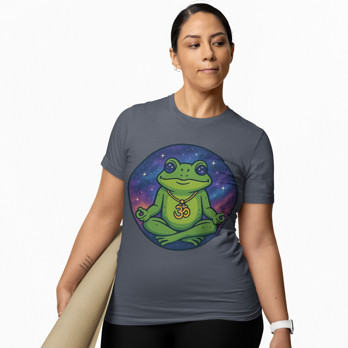 🧘‍♂️Enlightened Frog Unisex Tee – Cosmic Serenity Edition