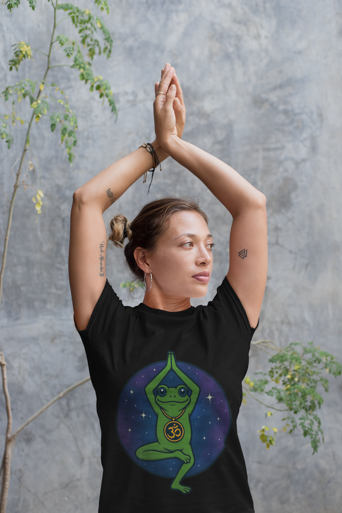 🧘‍♂️ Zen Balance Frog Unisex Tee – Cosmic Flow Edition