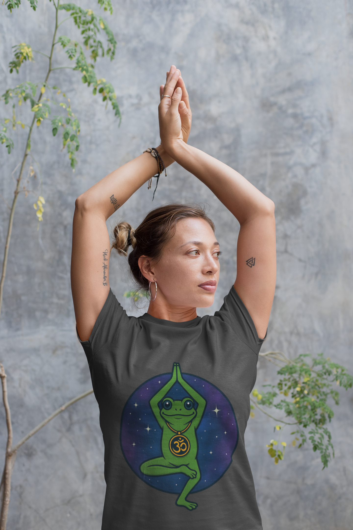 🧘‍♂️ Zen Balance Frog Unisex Tee – Cosmic Flow Edition