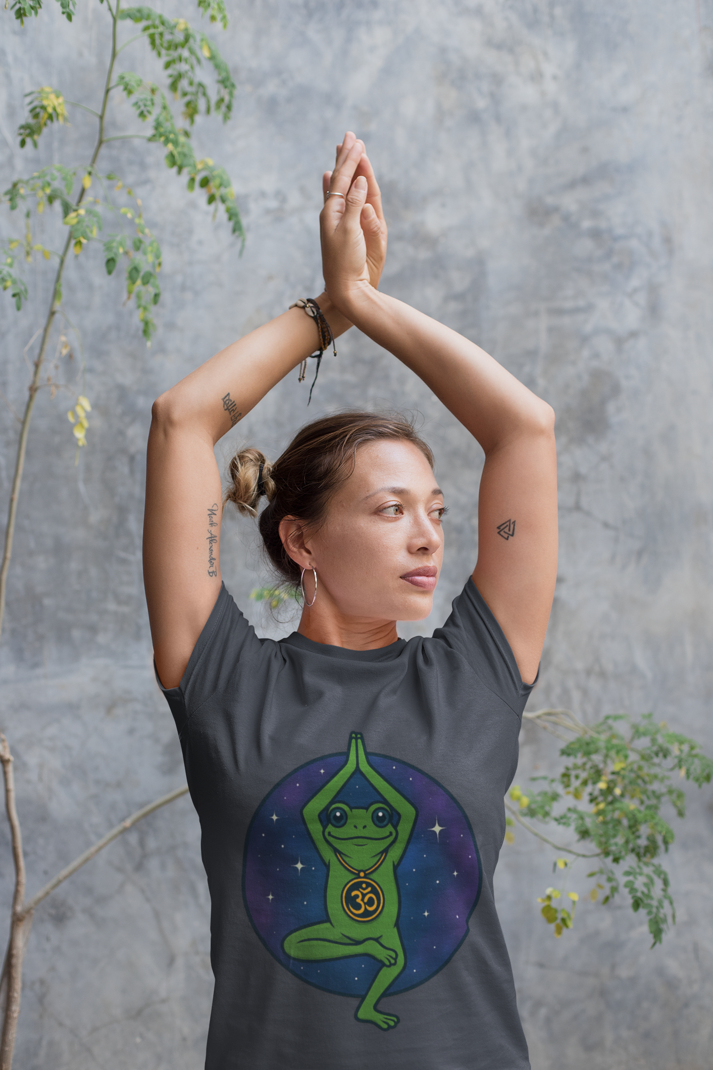 🧘‍♂️ Zen Balance Frog Unisex Tee – Cosmic Flow Edition