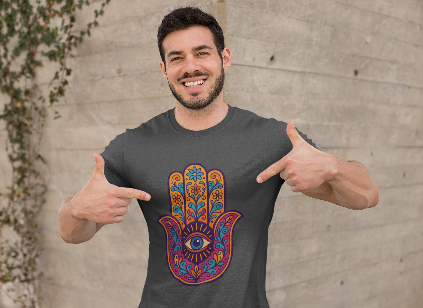 🪬 Hamsa Harmony Unisex Tee – Protection & Peace Edition