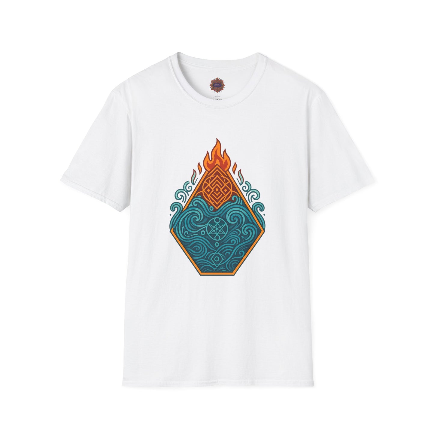🔥🌊 Elemental Balance Unisex Tee – Fire & Flow Edition